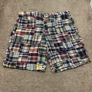 Polo Ralph Lauren Classic Fit Bedford Plaid Patchwork Shorts Men’s Size 34 (36”)